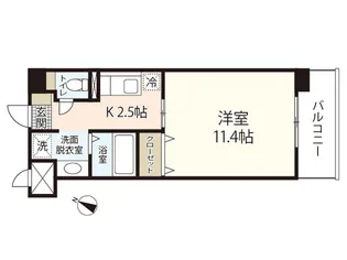 コートカメリア【1階】の間取り
