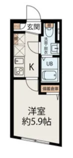 MEGURO EDGE【1階】の間取り