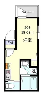 MELDIA八広III【2階】の間取り
