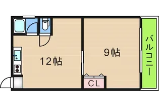 ドルマンション【4階】の間取り