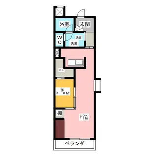 ル・モンド半田【2階】の間取り