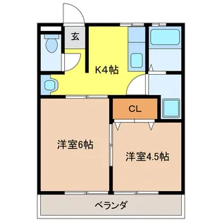 大野ビル【1階】の間取り