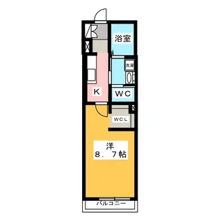 ドルチェ掛川中央【2階】の間取り