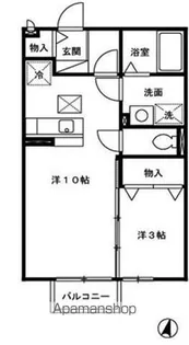 カトルセゾン A【1階】の間取り