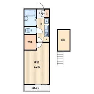 A&F【3階】の間取り