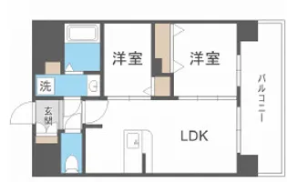 グランメール吉塚駅前【8階】の間取り