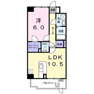 フォレスト光【3階】の間取り