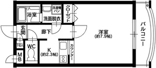カメリアガーデン【1階】の間取り