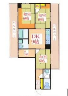 ショーヤビル【5階】の間取り