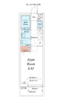 リブリ・ステッラ・ポラーレ相模大野【1階】の間取り