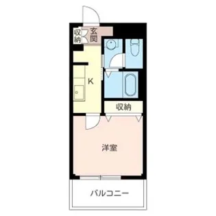 ラメゾンドゥ桜新町【1階】の間取り