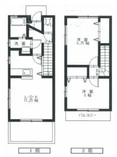 アステラスウィルII【1階】の間取り
