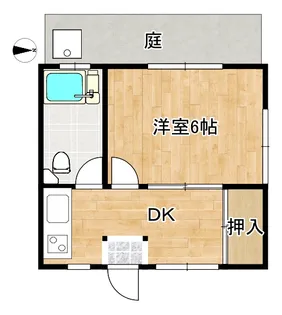 第二前橋荘【1階】の間取り