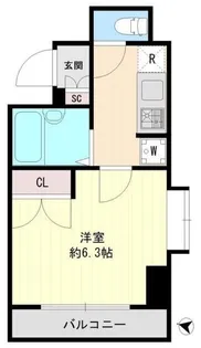 Verona板橋本町【10階】の間取り