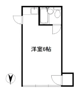 ミユキハイツ【2階】の間取り