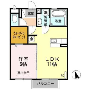 シャルマン・ルーチェ【1階】の間取り