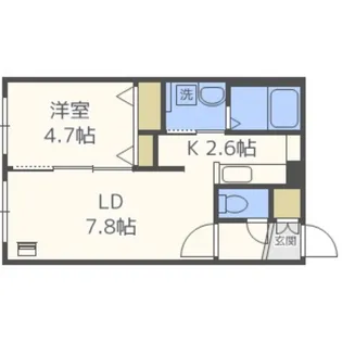SAKURAコンフォートS【2階】の間取り