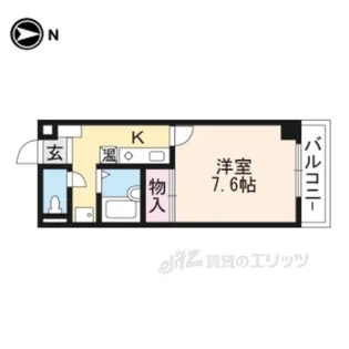 マジェスト旭【4階】の間取り