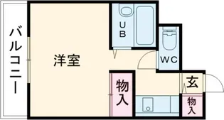 普茶マンション【6階】の間取り
