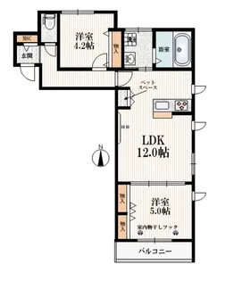 シェールポン【2階】の間取り