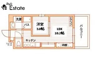 アビタシオン名駅南【10階】の間取り