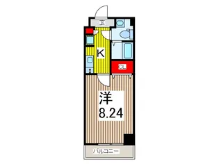 ユリカロゼAZEST川口【1階】の間取り