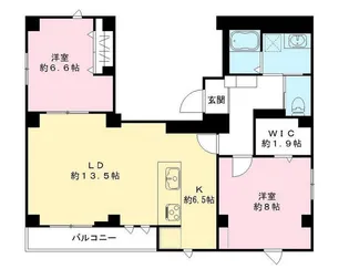 フラッツ平河町【3階】の間取り