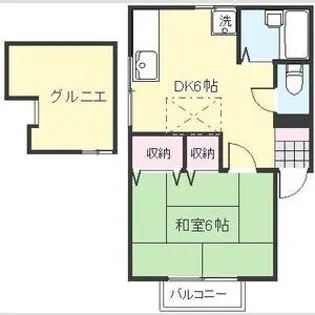 クローバーIII【2階】の間取り