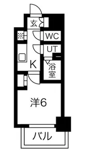 エステート金山【6階】の間取り