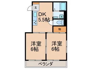 アムス平塚【1階】の間取り