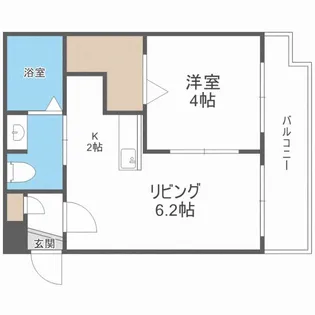 VILLAGE北大通壱番館 ヴィレッジ北大通壱番館【8階】の間取り