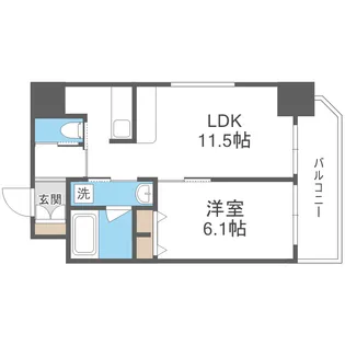 スプランディッド安土町【6階】の間取り