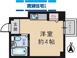 リラッサ大和田【3階】の間取り