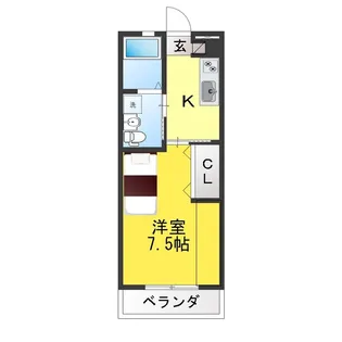 ラフィーネ【1階】の間取り
