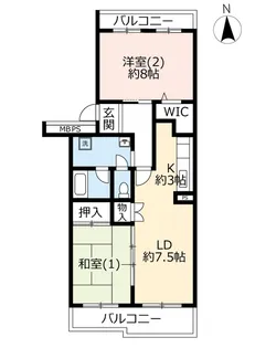 URパークシティ鴻巣駅前プラザ第二【4階】の間取り