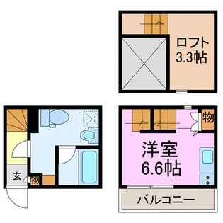 スタジオ・アリエッタの間取り