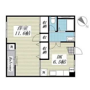 DOMUSマンション(ドムスマンション)【3階】の間取り