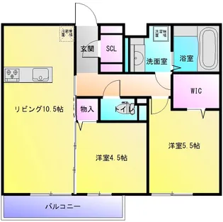 LARGO EBISU (ラルゴ エビス)【1階】の間取り