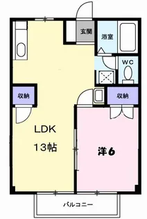 ハイツサンフラワー【2階】の間取り