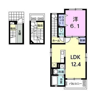 メゾン ド ルイス【3階】の間取り