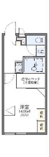 レオパレス寺東第2【2階】の間取り