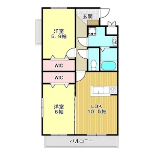 ココ・シェリーナ【2階】の間取り