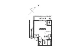 ハイエスト小渕【2階】の間取り