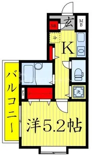 LUNA【2階】の間取り