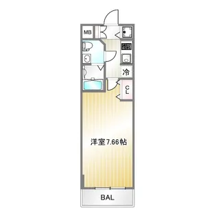 S-RESIDENCE神戸磯上通【6階】の間取り