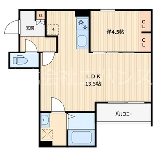 GRADUS川口元郷II【1階】の間取り