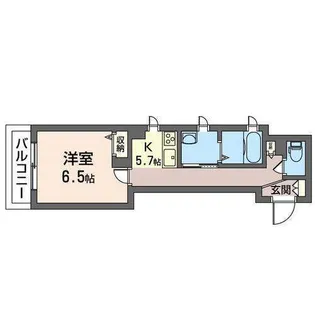 ペンディーオソプラ鶴見中央II【1階】の間取り