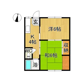 セイコーハイツ【2階】の間取り
