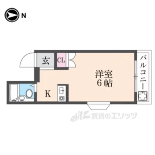 プチグレイス7番館【2階】の間取り