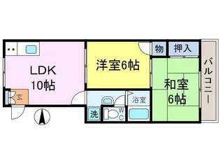 第三ハイツカトレア【3階】の間取り